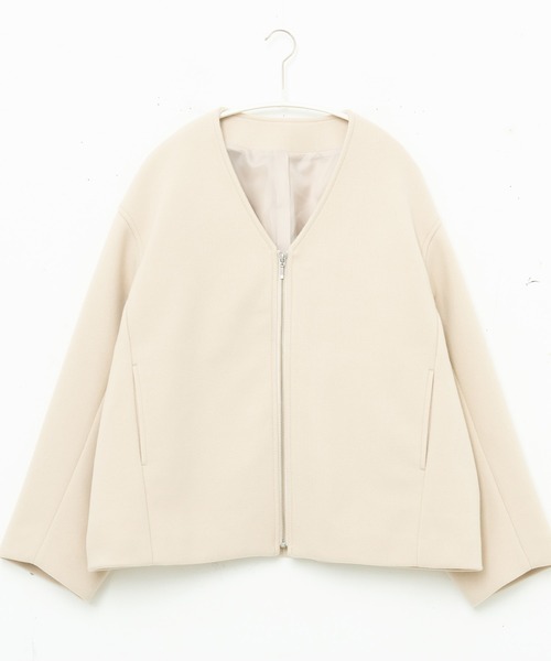 「for/c」 ブルゾン L グレー レディース_画像4