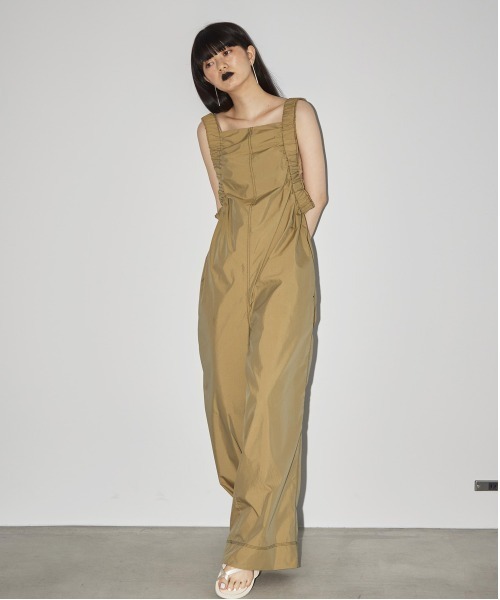 「TODAYFUL」 オールインワン 36inch インディゴブルー レディース_画像5