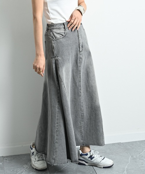 anana（アナナ） デニムスカート FREE ブルー レディース : ZOZOTOWN