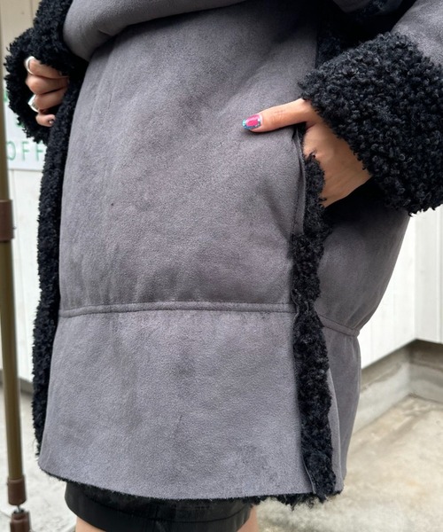 「CIAOPANIC」 ダッフルコート 0 グリーン レディース_画像8