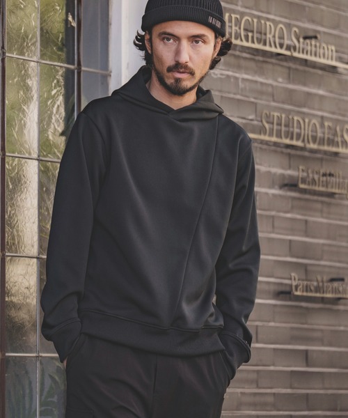 「felkod」 プルオーバーパーカー M ブラック×ブラック メンズ_画像3