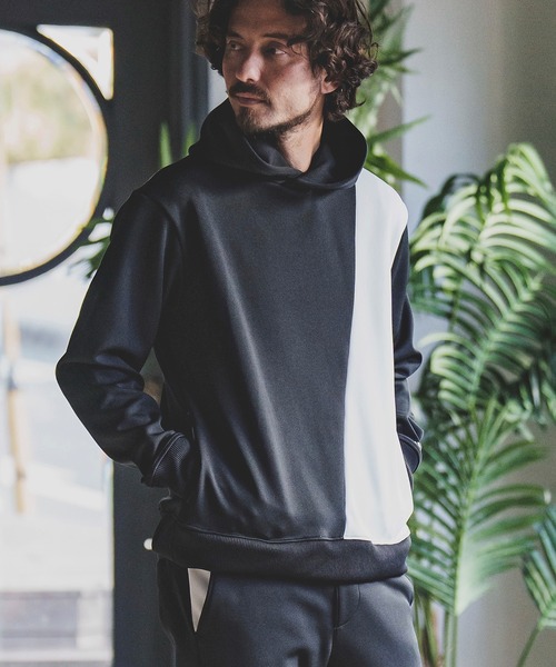 「felkod」 プルオーバーパーカー M ブラック×ブラック メンズ_画像8