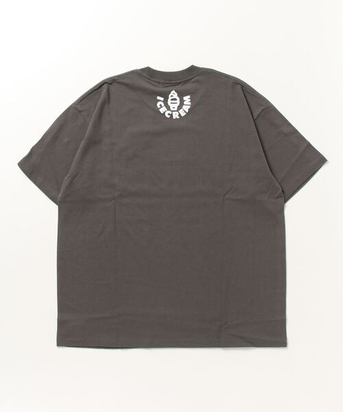 「ICECREAM」 半袖Tシャツ MEDIUM チャコールグレー メンズ_画像2
