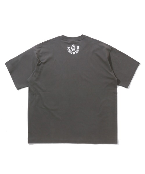 「ICECREAM」 半袖Tシャツ MEDIUM チャコールグレー メンズ_画像7