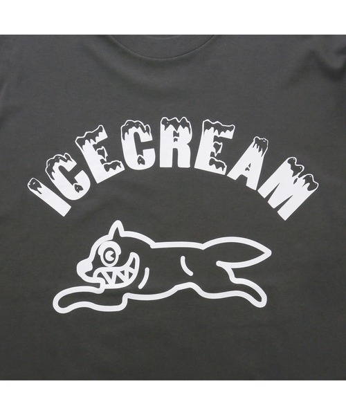 「ICECREAM」 半袖Tシャツ MEDIUM チャコールグレー メンズ_画像8