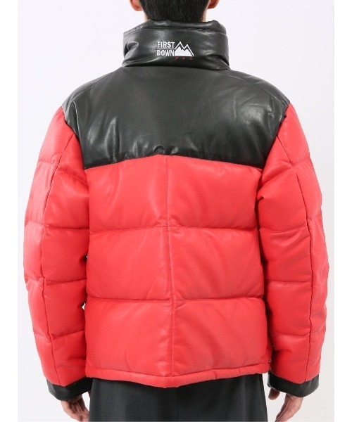 FIRST DOWN（ファーストダウン） ダウンジャケット ダウン 合成皮革