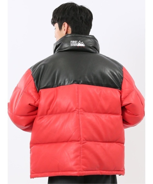 FIRST DOWN（ファーストダウン） ダウンジャケット ダウン 合成皮革