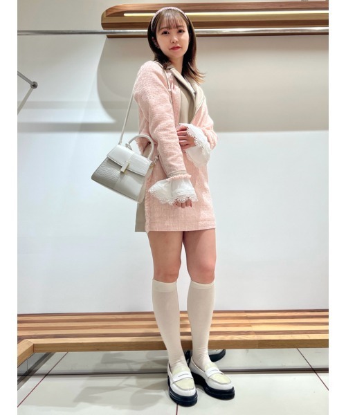 FURFUR（ファーファー） ツイードジャケット FREE ブラック レディース