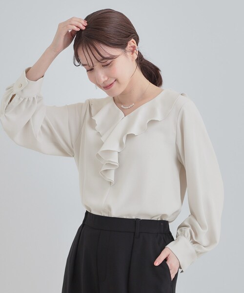 SHOO・LA・RUE（シューラルー） ブラウス シャツ 入学式 卒業式 「洗濯