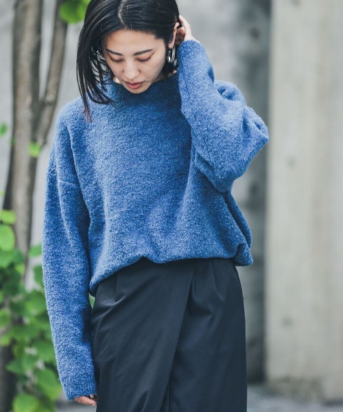 URBAN RESEARCH Sonny Label 長袖ニット MEDIUM ベージュ メンズ