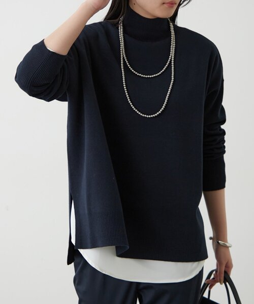 Loungedress（ラウンジドレス） ニット セーター 総針ハイネックニット