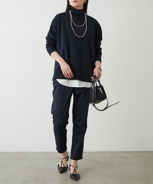 Loungedress（ラウンジドレス） ニット セーター 総針ハイネックニット