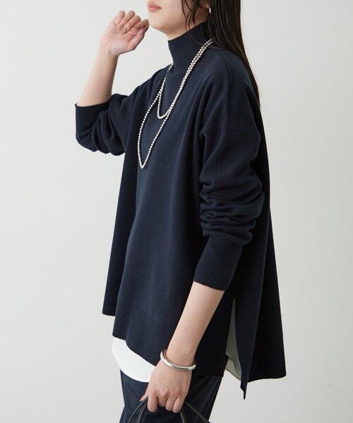 Loungedress（ラウンジドレス） ニット セーター 総針ハイネックニット