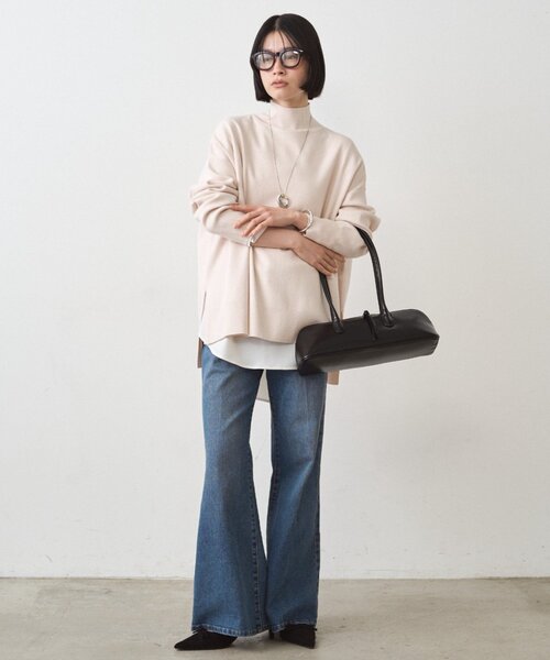 Loungedress（ラウンジドレス） ニット セーター 総針ハイネックニット