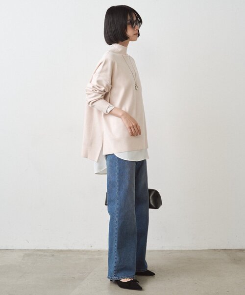 Loungedress（ラウンジドレス） ニット セーター 総針ハイネックニット