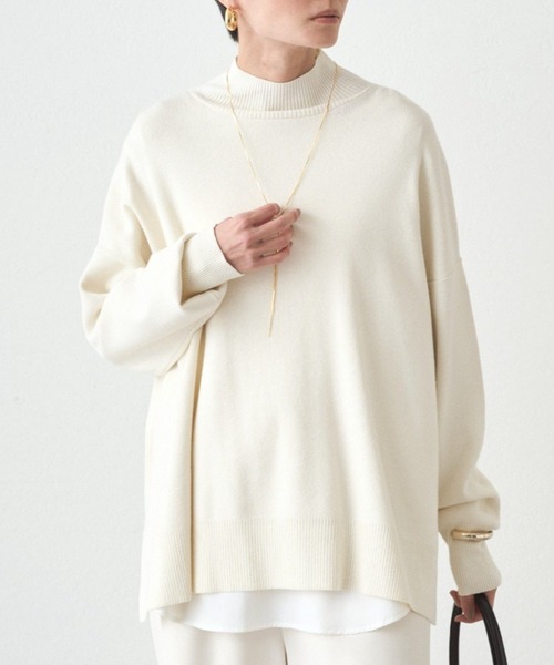 Loungedress（ラウンジドレス） ニット セーター 総針ハイネックニット