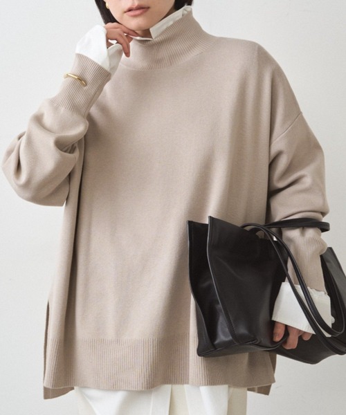 Loungedress（ラウンジドレス） ニット セーター 総針ハイネックニット