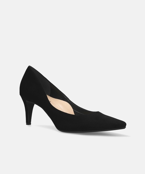 「MAMIAN」 パンプス 24.5cm チャコールグレー レディース_画像6