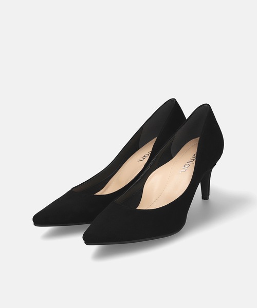 「MAMIAN」 パンプス 24.5cm チャコールグレー レディース_画像7