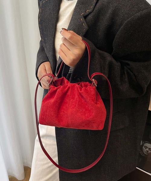 LA VORAGINE（ラ ヴォラジネ） ショルダーバッグ バッグ スエード2way