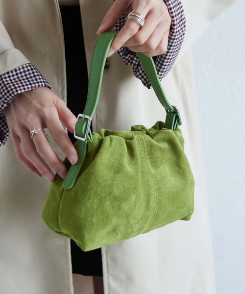 LA VORAGINE（ラ ヴォラジネ） ショルダーバッグ バッグ スエード2way