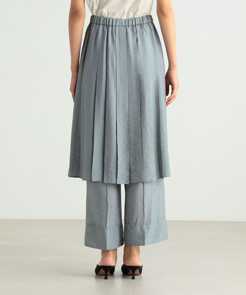 「BACCA」 プリーツスカート 36 ベージュ レディース_画像6