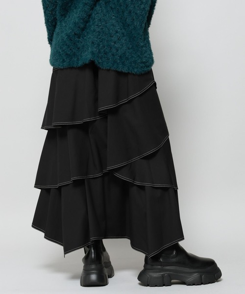 「PAGEBOY」 フレアスカート FREE ブラック レディース_画像2