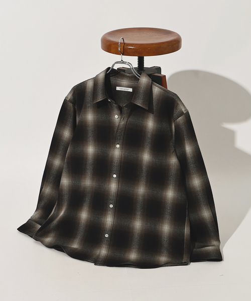 JOURNAL STANDARD（ジャーナルスタンダード） シャツ オンブレチェック