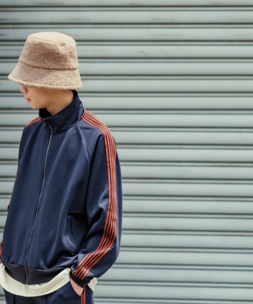 「improves」 「sideway stance」ジャージブルゾン MEDIUM ダークブラウン メンズ_画像5