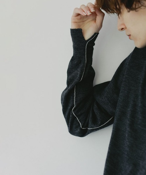 エトレトウキョウ　etre tokyo バックオープンカシュクールニット　黒 ETRE TOKYO - バックカシュクールブラウス - BLACK | ADDICT WEB SHOP