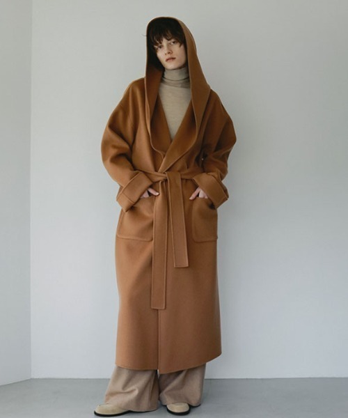 etre tokyo ニット上下 ブラウン ETRE TOKYO（エトレトウキョウ） ニット セーター SANTEウールカシミヤ