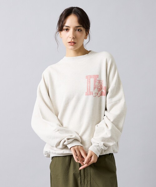 REMI RELIEF スエット ホワイト　Mサイズ REMI RELIEF（レミ レリーフ） トレーナー スウェット 「REMI RELIEF