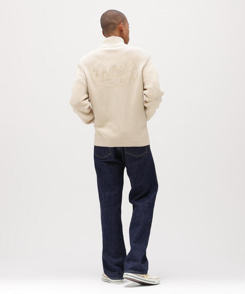 セーター ニット 「A.A.R.C」COTTON ZIP UP KNIT / コットン ジップアップ ニット / AVIREX / アヴィレックス メの画像