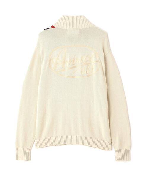 セーター ニット 「A.A.R.C」COTTON ZIP UP KNIT / コットン ジップアップ ニット / AVIREX / アヴィレックス メの画像