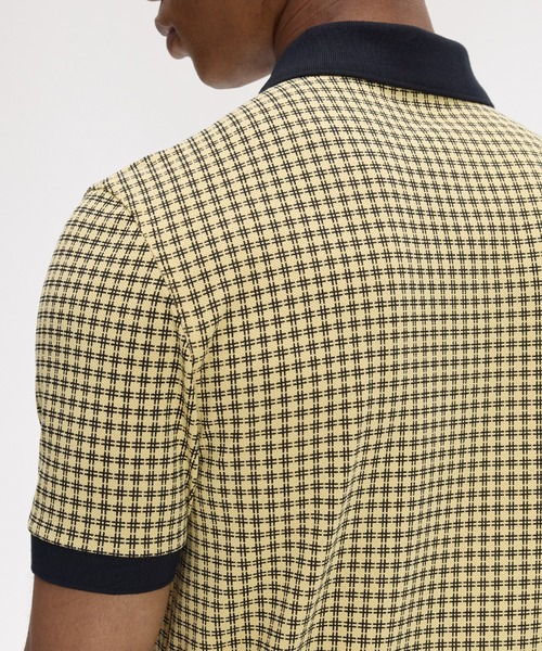 FRED PERRY（フレッドペリー） ポロシャツ 半袖 Cross Print Polo