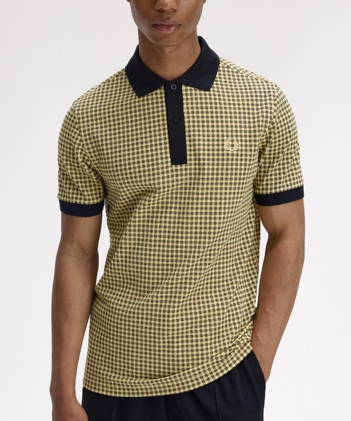 FRED PERRY（フレッドペリー） ポロシャツ 半袖 Cross Print Polo