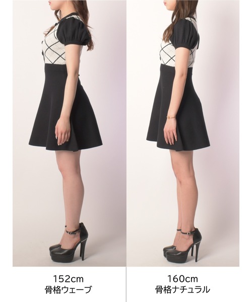 「MIIA」 ニットワンピース FREE ブラック レディース_画像6