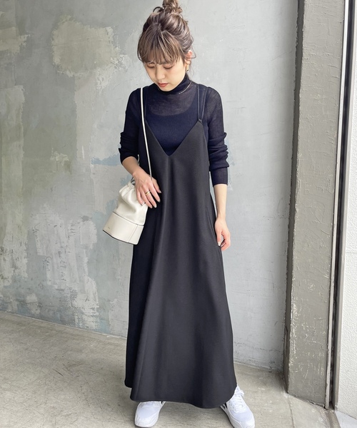 「Spick \u0026 Span」 キャミソールワンピース 36 ブラウン レディースの画像