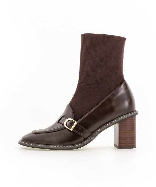 「RANDA」 ショートブーツ S ダークブラウン レディース_画像7