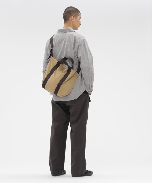 MHL.HEAVY LINEN CANVASショルダーバッグ*1481 MHL. HEAVY CANVAS SHOULDER BAG 120NAVY 【5957271502】 MHL.通販