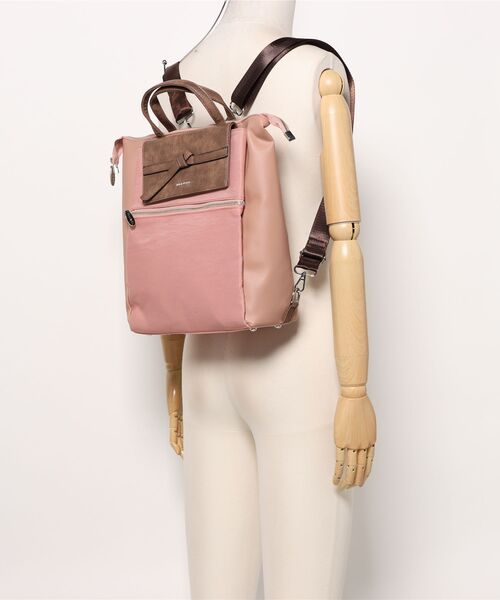 「HUNDRED」 2WAYバッグ ONE SIZE ライトグレー レディース_画像5