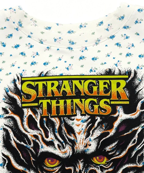 トレーナー+スウェット stranger things  floral sweat top Little sunny bite（リトルサニーバイト） トレーナー スウェット