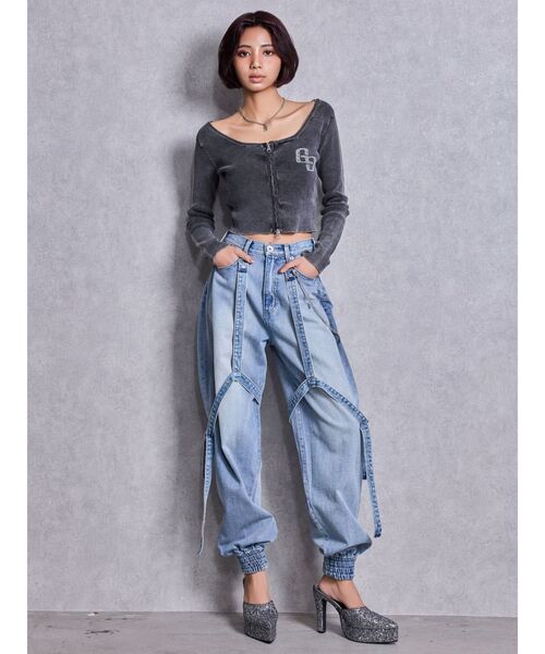 GYDA（ジェイダ） ジーンズ デニム デニムパンツ ハイウエストGYDA