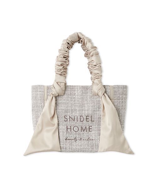 SNIDEL HOME ハンドバッグ ツイードリボンバッグ : ZOZOTOWN Yahoo!店