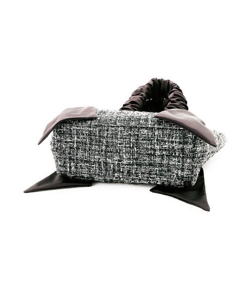 SNIDEL HOME ハンドバッグ ツイードリボンバッグ : ZOZOTOWN Yahoo!店