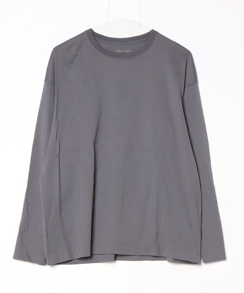 PUBLIC TOKYO（パブリックトウキョウ） 長袖Tシャツ 2 ダークグレー 