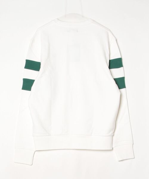 「FRED PERRY」 スウェットカットソー L ホワイト レディースの画像