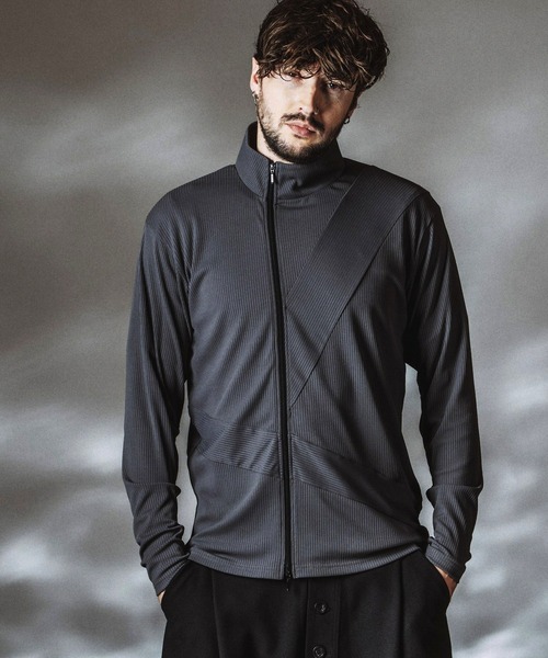 カーディガン 「NO ID.」Asymmetry ZIP Cardigan / アシンメトリージップカーディガン メンズ_8