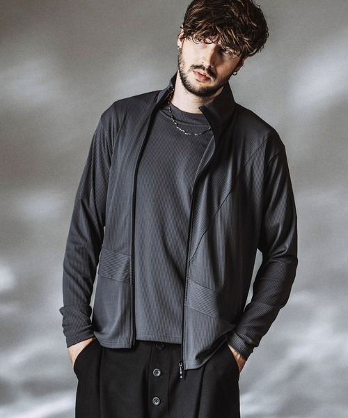 カーディガン 「NO ID.」Asymmetry ZIP Cardigan / アシンメトリージップカーディガン メンズ_20