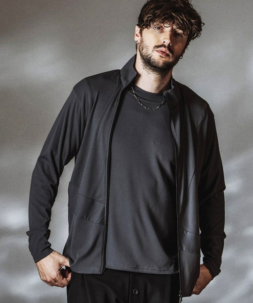 カーディガン 「NO ID.」Asymmetry ZIP Cardigan / アシンメトリージップカーディガン メンズ_23